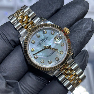 2019 Rolex Datejust 31mm | Two Tone Yellow Gold | Mother-of-Pearl Dial