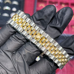 Rolex DateJust 36mm | Two Tone Yellow Gold | Champagne Roman Dial | 116233
