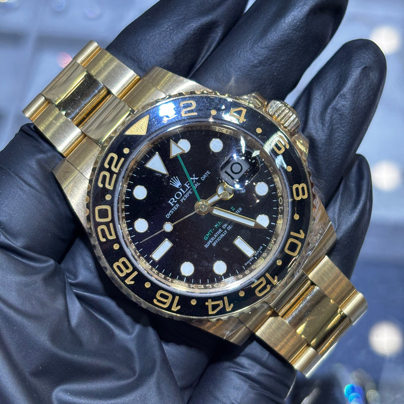 2008 Rolex GMT-Master II 40mm | 18K Yellow Gold | Black Dial, photo 1 of 2