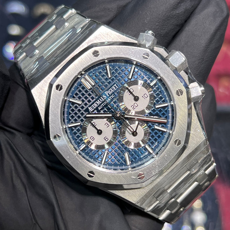 2021 Audemars Piguet Royal Oak Chronograph 41mm | Stainless Steel | Blue Dial | 26331ST 71493