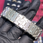 2022 Audemars Piguet Royal Oak 41mm | Stainless Steel | Rhodium Grande Tapisserie Dial | 15500ST