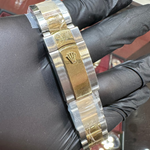 2019 Rolex DateJust 41mm | Two Tone Yellow Gold | Champagne Stick Dial | 126333