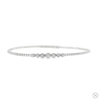 14K Gold Ice Flax Bracelet