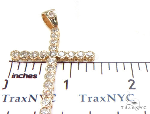 Iced Bezel Cross Crucifix 36377 - Image 5