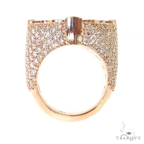 14K Gold Illuminati Pyramid TraxNYC Diamond Ring, photo 5 of 6