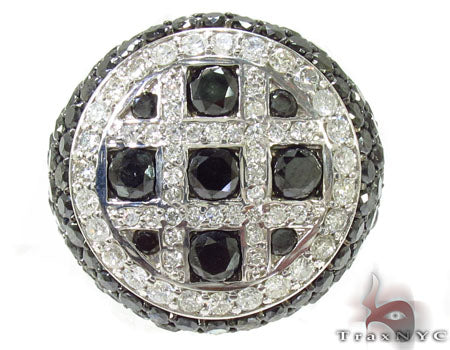 洋楽 RING THEY WANT TO KILL ME/ INVISIBLE MAN Immortality Black Diamond Ring, 11 CT | TraxNYC