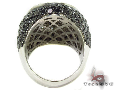 洋楽 RING THEY WANT TO KILL ME/ INVISIBLE MAN Immortality Black Diamond Ring, 11 CT | TraxNYC
