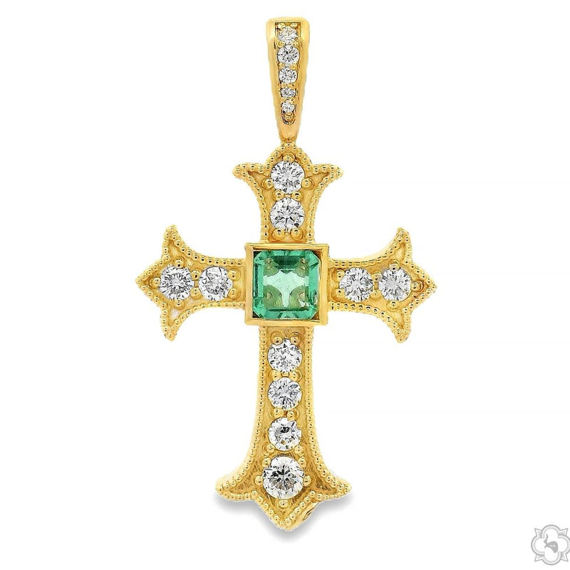 Imperial Emerald Cross Small 70555 - Image 1