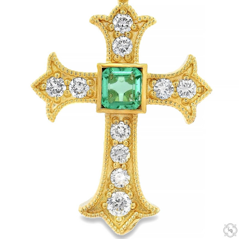 Imperial Emerald Cross Small 70555 - Image 5
