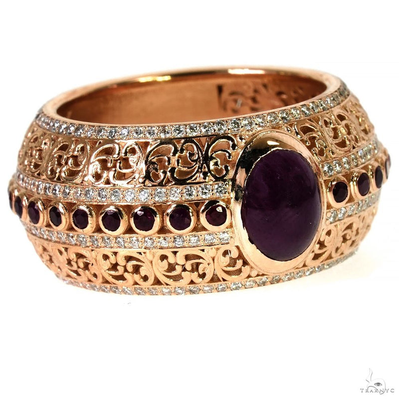 10K Gold Imperial Gleam Ruby Diamond Ring, photo 2 of 7