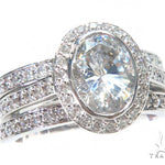 Prong Diamond Ring Set 44604 - Image 2