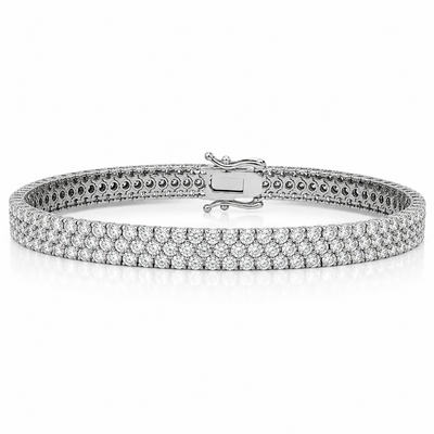 Imperial Spark 3-Row Tennis Bracelet 71646