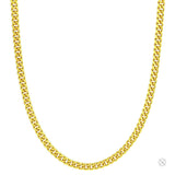 14k Yellow Gold Thin Miami Cuban Solid Link Chain 2.6mm 22 Inches 69984