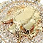 Native American Indian Head Diamond Pendant  65826 - Image 4