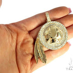Native American Indian Head Diamond Pendant  65826 - Image 5