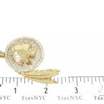 Native American Indian Head Diamond Pendant  65826 - Image 7