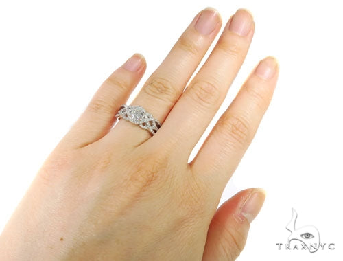 Infinity Diamond Engagement Ring 45288 - Image 10