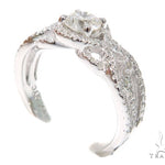 Infinity Diamond Engagement Ring 45288 - Image 4