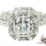 Infinity Diamond Wedding Ring Set 26703 - Image 2