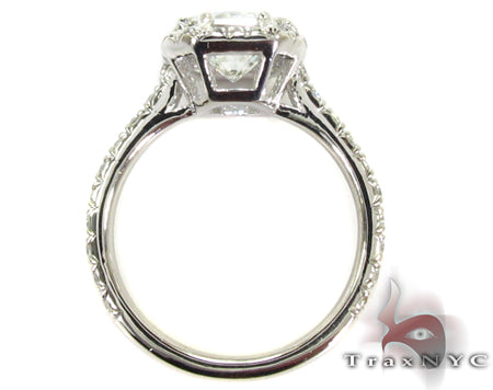 Infinity Diamond Wedding Ring Set 26703 - Image 5