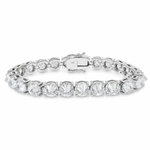 Infinity Upside Down Tennis Bracelet 71656