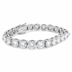 Infinity Upside Down Tennis Bracelet 71656