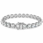 Infinity Upside Down Tennis Bracelet 71656