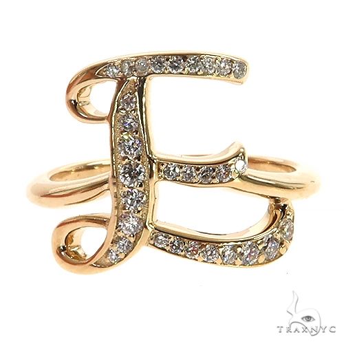 Initial Diamond Ring 69062 - Image 1