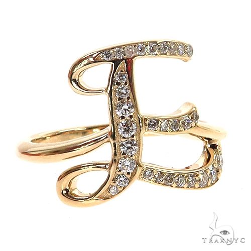 Initial Diamond Ring 69062 - Image 2