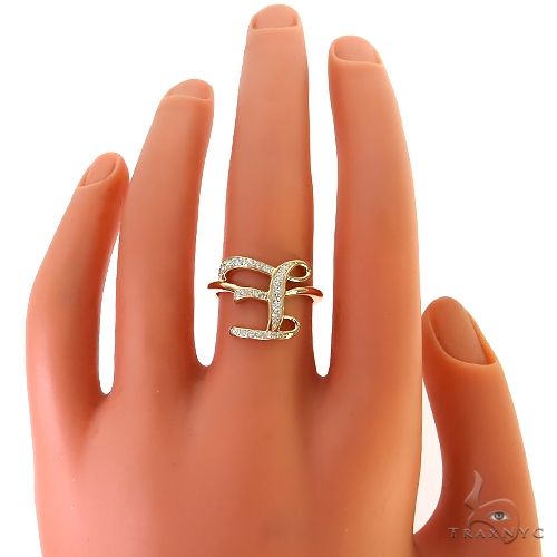 Initial Diamond Ring 69062 - Image 6