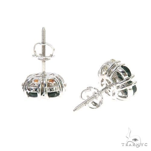 Ireland Sapphire Flower Earrings 67136 - Image 3