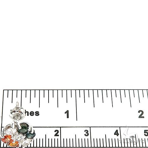 Ireland Sapphire Flower Earrings 67136 - Image 4