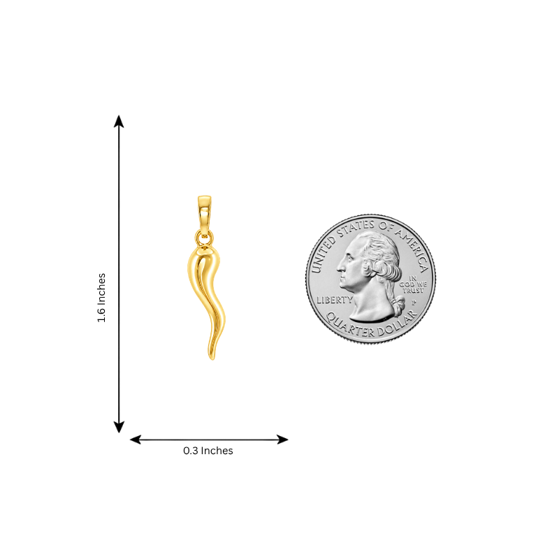 Italian Horn Pendant 29244