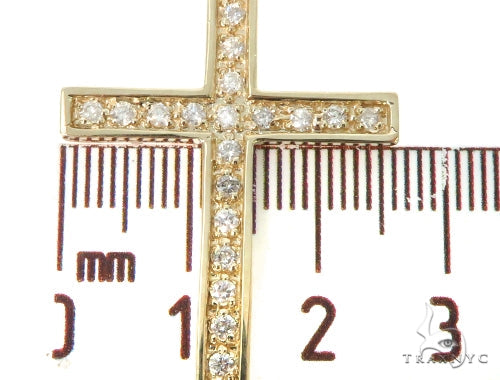 Jacob Diamond Cross Crucifix 14k Gold | TraxNYC