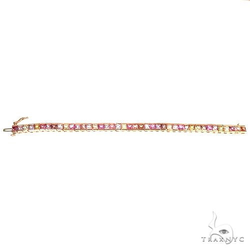 Jesse Cake Sapphire Princess Cut Bracelet 66945 - Image 4