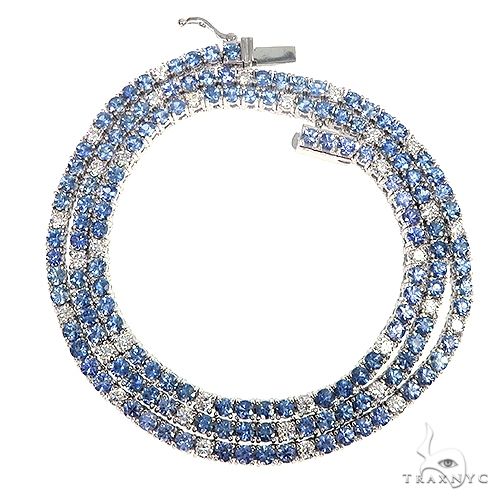 Jesse 'Ice' Sapphire Diamond Tennis Chain 66907 - Image 1