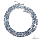 14K Gold Jesse 'Ice' Sapphire Diamond Tennis Chain 66907