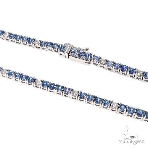 Jesse 'Ice' Sapphire Diamond Tennis Chain 66907 - Image 3