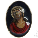Jesus Christ Solid 14K Gold Ring Custom Order Hand Painted Any Image 64667 - Image 2