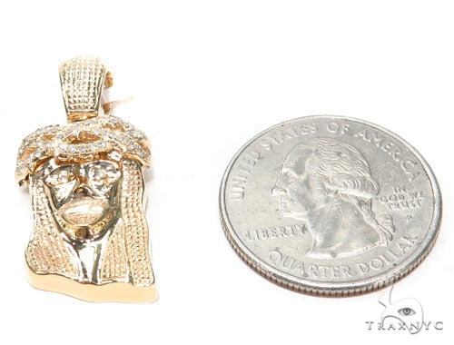 Jesus Diamond Pendant 44760 - Image 4