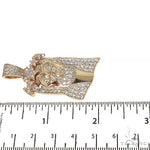 Jesus Diamond Pendant with Crown of Stars 68305 - Image 6