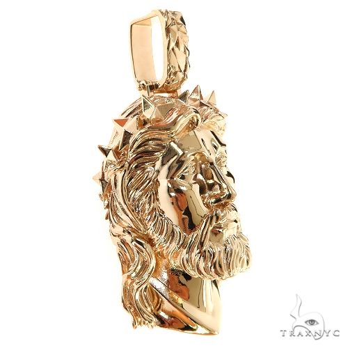 Spikes Crown Jesus Head Pendant large 69100