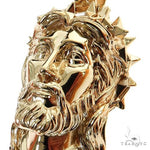 Spikes Crown Jesus Head Pendant large 69100