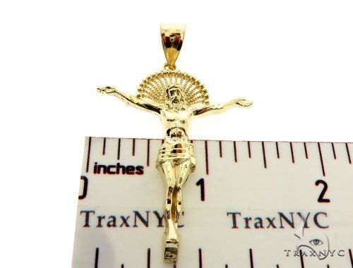 Jesus Pendant and 22 Inches Hollow Curb Chain Set 61716 - Image 12