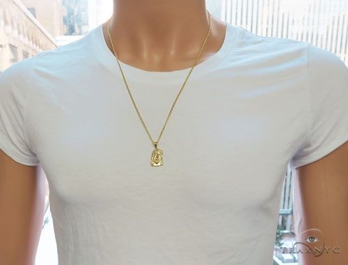 Jesus Piece 24 Inches Cuban Link Chain Set 61813 - Image 6