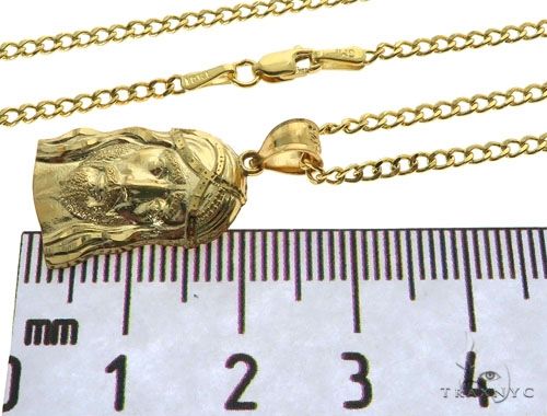 Jesus Piece 20 Inches Cuban Link Chain Set 61812 - Image 5