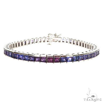 Jo Jo Baby Sapphire Princess Cut Bracelet 67352 - Image 1