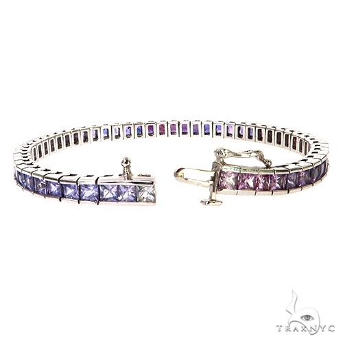 Jo Jo Baby Sapphire Princess Cut Bracelet 67352 - Image 2