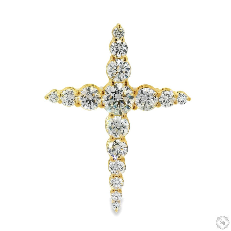 Jumbo Diamond Graduated Cross Pendant 70731 - Image 1