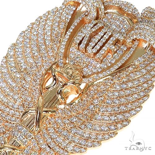 KOF Torch Symbol Diamond Pendant 67379 - Image 3